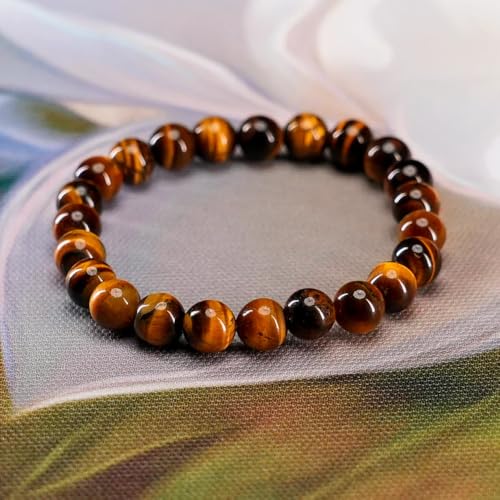 Image of Stone Bracelet for Men & Women | Natural Crystal for Wealth | Protection | Confidence & Success | Adjustable Healing Bracelet for Meditation | Reiki & Spiritual Energy