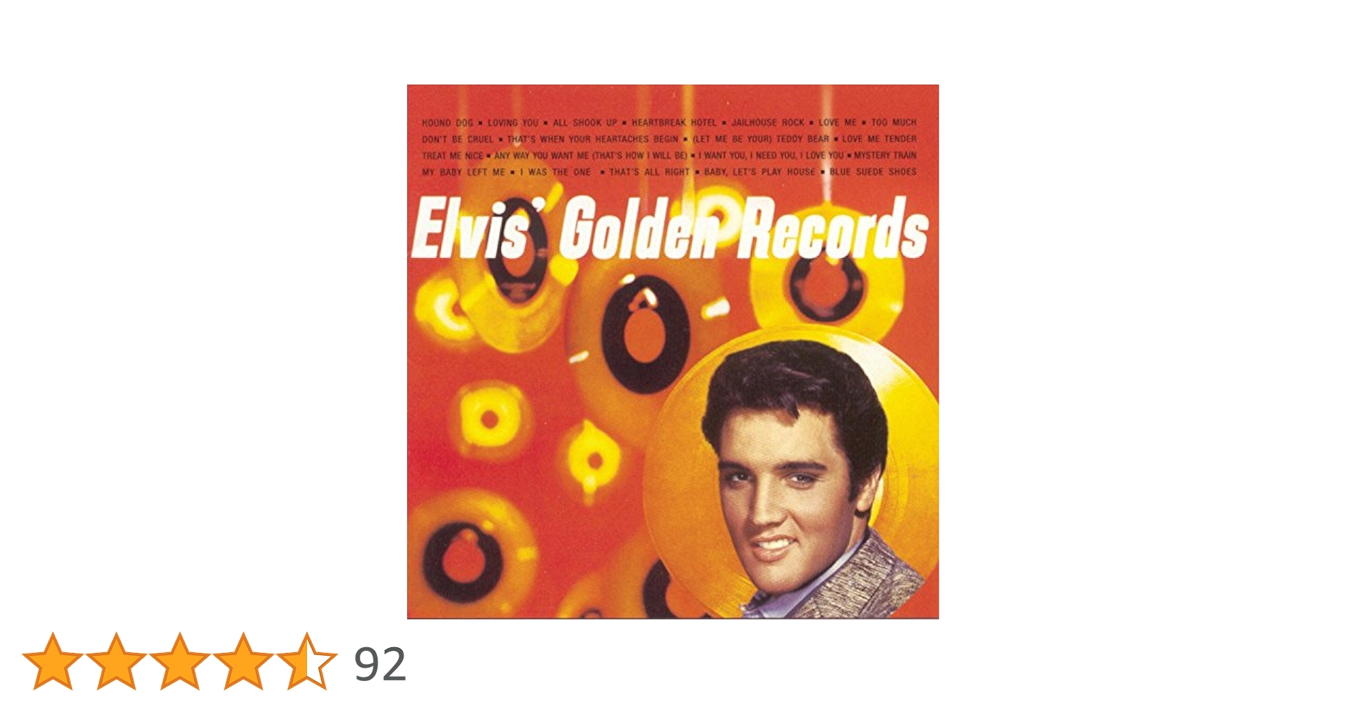 Elvis' Golden Records Vol.1 Presley UK英盤 Elvis Presley: Golden Records Vol.1 – Proper Music