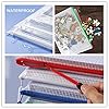 Mesh Zipper Pouch Bag, Plastic Zipper Bags,Zipper Bags for Organizing Storage,A4 Size Waterproof Document Pouch for Office Supplies, Arts & Crafts Organizing Storage (10 Colors 40 Pack) #2