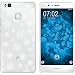 Produktbild PhoneNatic Case kompatibel mit Huawei P9 Lite Silikon-Hülle X Mas Weihnachten Schneeflocken M2