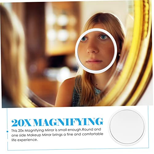 Fomiyes Suction Cup Vanity Mirror Pocket Magnifier Pocket Mirror Round Mirror Suction Cup Magnifying Mirror Portable Mirror Magnifying Mirror For Travel Wear-Resistant Magnifying Mirror #TOP1