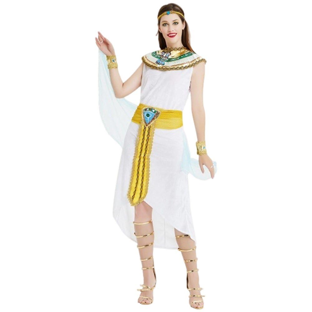 Costume Cléopâtre Cosplay avec accessoires pour un déguisement réussi
