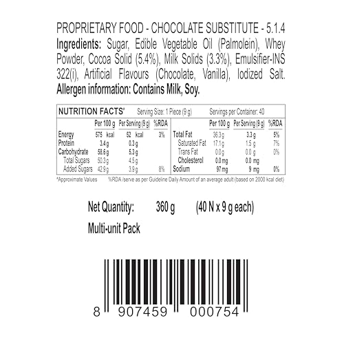 Image of Choki Choki XL Chocolate Paste Sticks Jar 360g (40 x 9g) | Extra Long Choco Milk Squeezy Tubes | Kids Snack with Free Puzzle Collectible | Vegetarian CHOKI CHOKI (Pack of 2).