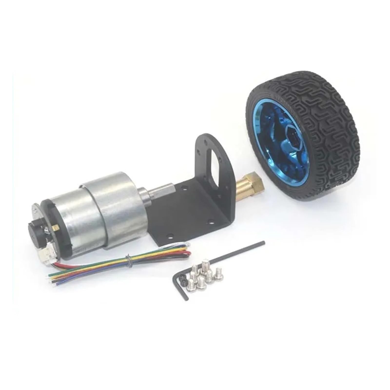 Staffa di installazione cinghia a coppia elevata Motore riduttore ingranaggio encoder ruota da 65 mm