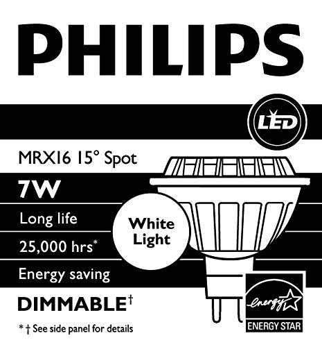 PHILIPS MASTER LED MR16 7W 2700K 6個セット Philips LED MR16 Dimmable 15-Degree Airflux Spot Light Bulb: 380