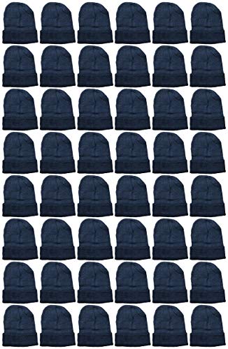 Image of YACHT & SMITH Winter Beanies, Bulk Cold Weather Thermal Warm Stretch Skull Cap, Mens Womens Unisex Hat