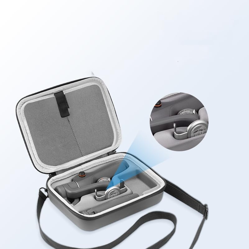 Osmo Mobile 6 Case,Waterproof Portable Storge Shoulder Bag Travel Case for DJI Osmo Mobile 6 Gimbal Stabilizer Accessories (Black)