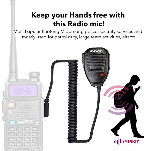 Extended Ham Radio Handheld Starter Kit Mirkit Baofeng Radio UV-5R MK4 8 Watt MP Max Power with 3800 mAh, Handheld Mic, Baofeng Programming Cable and Software - Extra Pack - Thumbnail 7