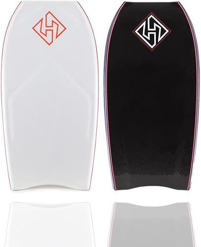 Hubboards Houston Quad 41" Sci Five CRES Bodyboard - BlancoM.AzulNegro