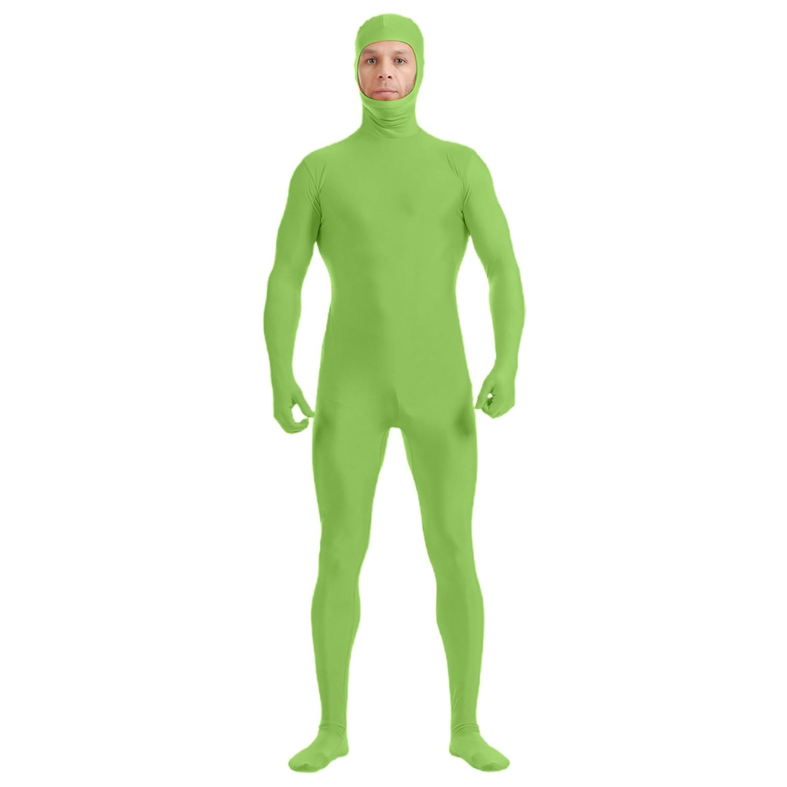 2026 Body unisex de cuerpo completo con cara abierta, disfraz de baile elástico para actuaciones, cosplay, talla de adulto, diseño elegante para roles históricos