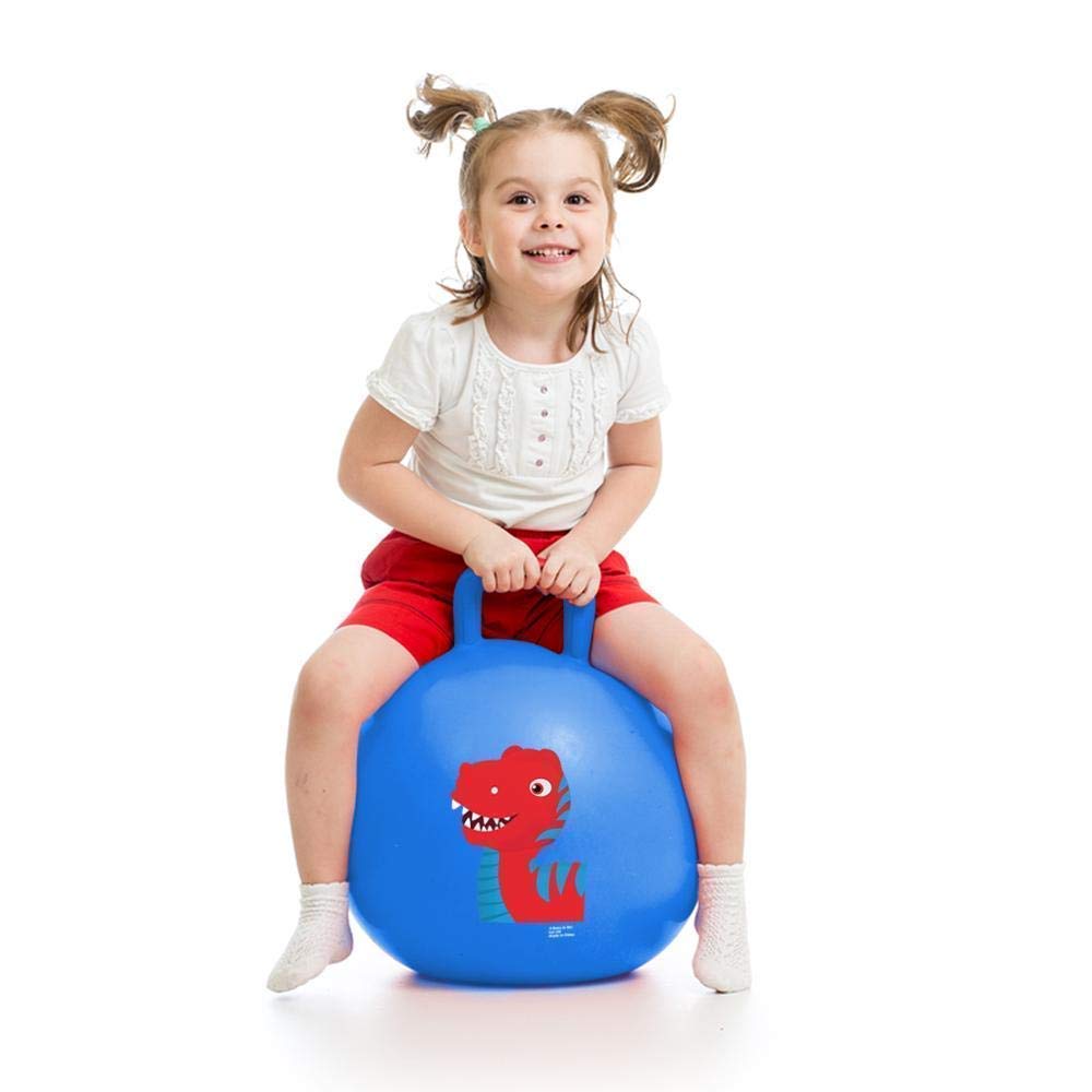 Jay Inflatable Bounce and Sit Rubber Hop Ball with Air Pump Space Hopper Jump with Handle Ride-On Toy for Kids.(Color and Design May Vary). (45 CM) (B09DL5FZTK) Amazon Price History, Amazon Price Tracker