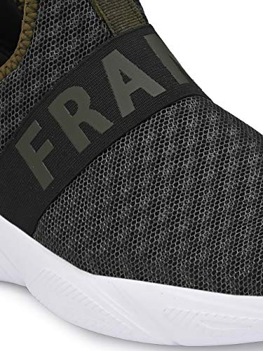 Image of Franco Leone Men Grey Slip On Sports Shoes