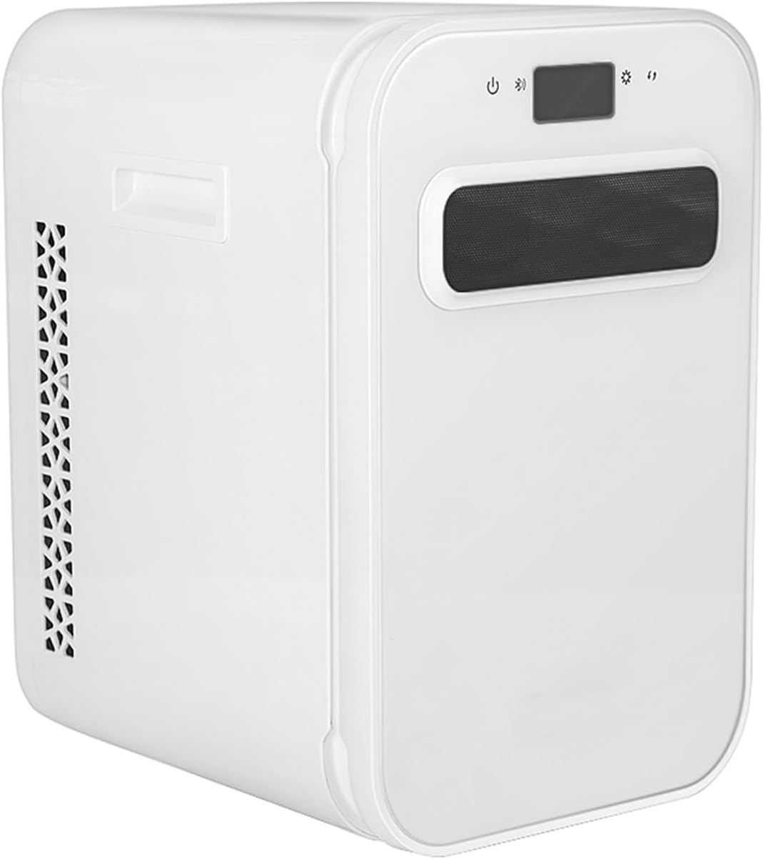 Single Door Small Fridge, Mini Refrigerator with Adjustable Shelves, Thermoelectric Tiny Fridge for Apartment, Office, Living Room