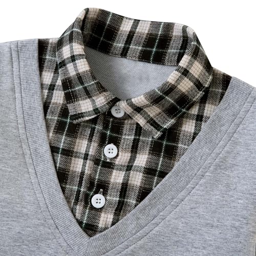 ALISISTER Toddler Boys Sweatshirt Crewneck Thin Long Sleeve Shirts 2-6 Years4