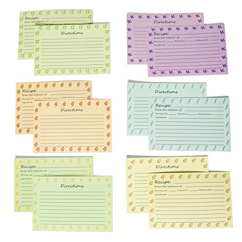 Pomeat Recipe Box,Recipe Card Box with Cards and Dividers, Wood Recipe Box for 4 x 6 In Recipe Cards- Gifts for Mom Women Wedding Bridal Shower,7.1 x 5.5 x 5 Inches