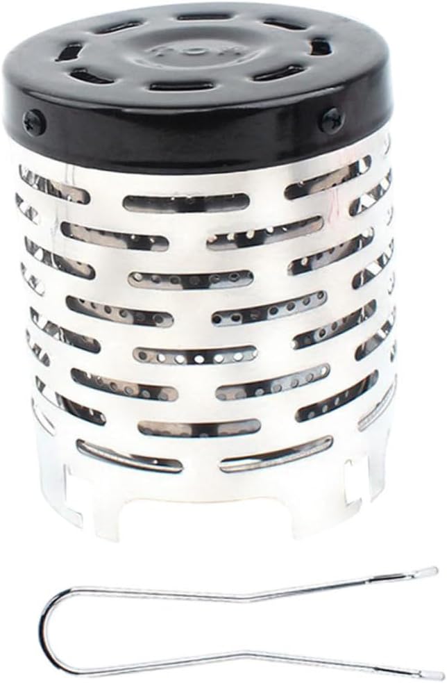 ibasenice Stainless Steel Camping Cooking Gear Stove Cover Portable Heater Shield for Outdoor Camping Cooking