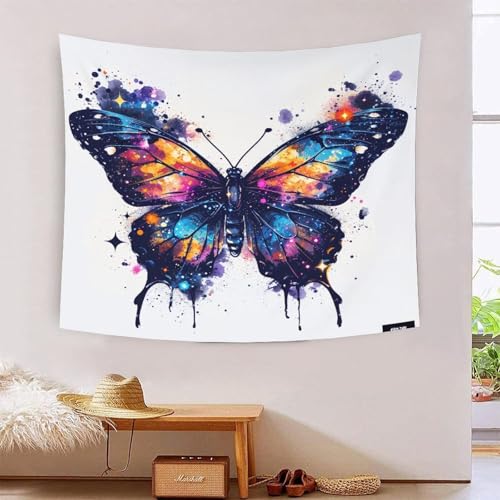 Tapices decoración de pared estética KaleidoKit de mariposa 3D para renovar dormitorios