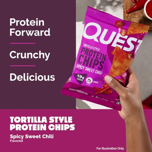 Image of Quest Nutrition Chili Lime Tortilla Style Protein Chips, 4 Count