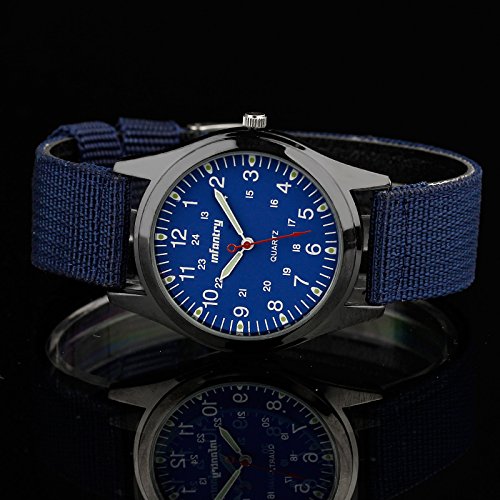 Infantry IN-018-BLU-N - Orologio da polso da uomo
