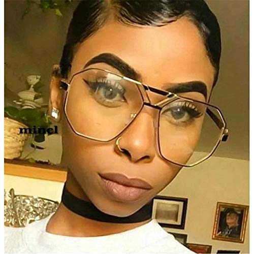 mincl/unisex rectangular sunglasses special metal bridge3