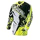 O’NEAL | Motocross-Jersey | MX Enduro | Gepolsterter Ellbogenschutz, V-Ausschnitt, atmungsaktiv | Element Jersey Shocker | Erwachsene | Neon Gelb | Größe S