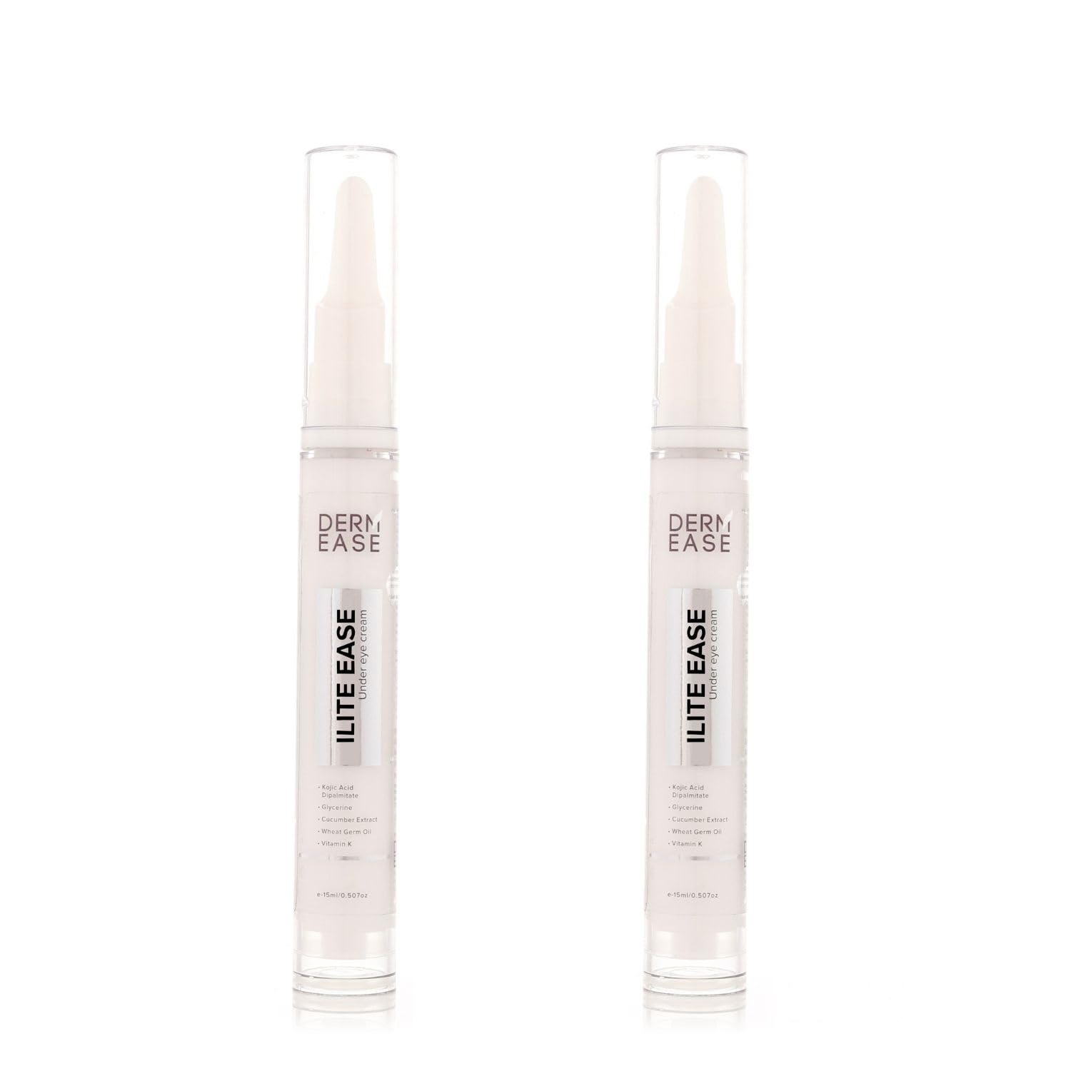 Ilite Ease Under Eye Cream for Dark Circles & Wrinkles With Kojic Acid, Cucumber Extract and Wheat Germ Oil Pack of 2 Each (15ml)-image-3