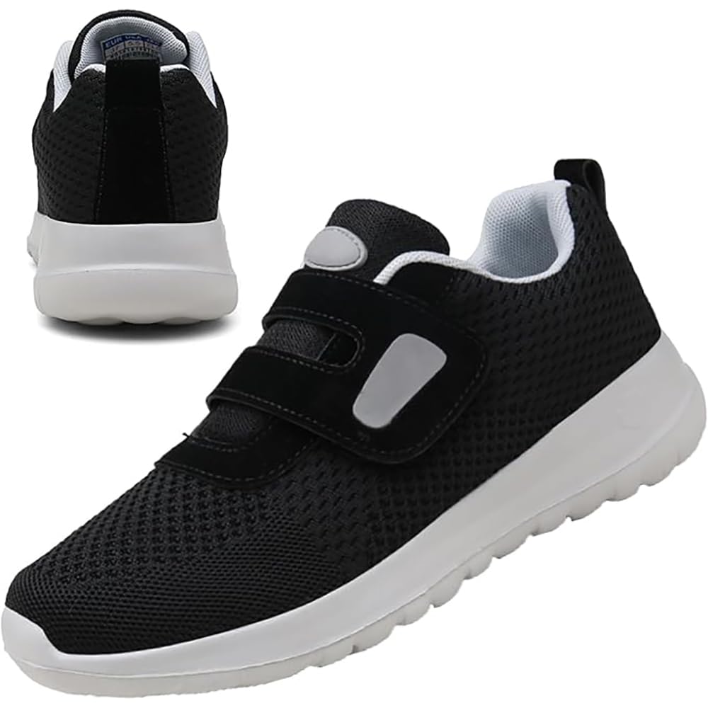 Zapatos para Diabéticos Calzado Ortopédico Ajustable Y para Caminar Zapatillas De Ancho Especial Fáciles De Poner Ligeras Y Antideslizantes Calzado Casual con Plantilla De Espuma