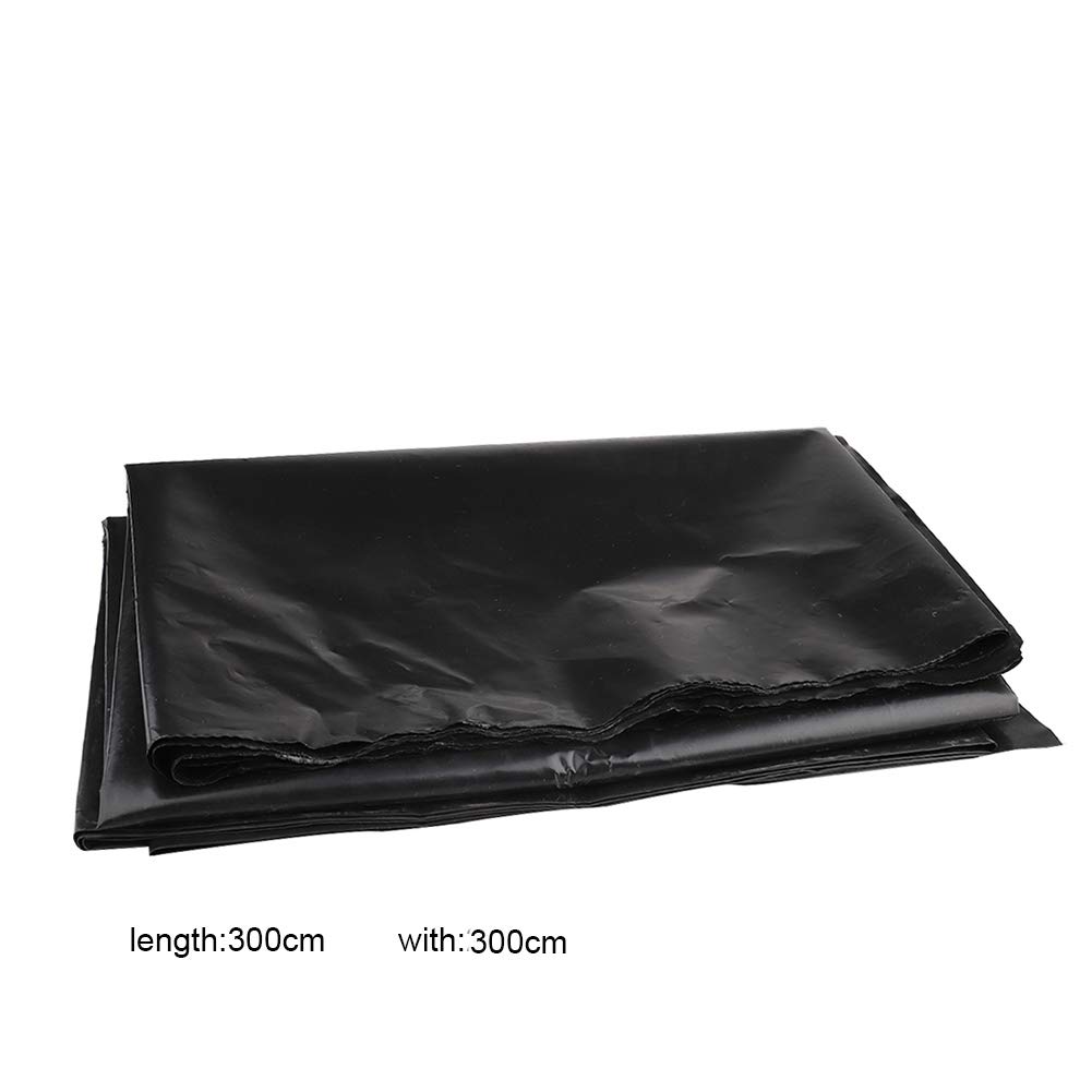 Rivestimento protettivo in gomma HDPE, flessibile, pre-tagliato, per stagni piccoli, laghetti, stagni koi, acque e fontane, 3 m x 3 m