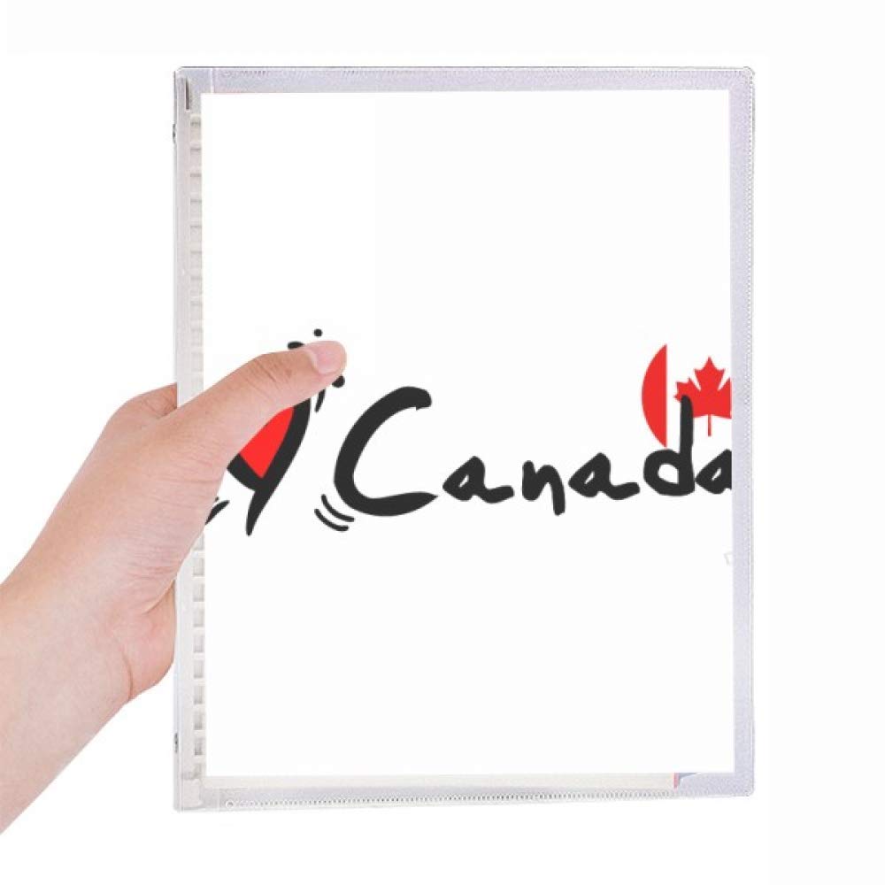Carnet de notes à spirale Canada rechargeable format A5 pour écritures