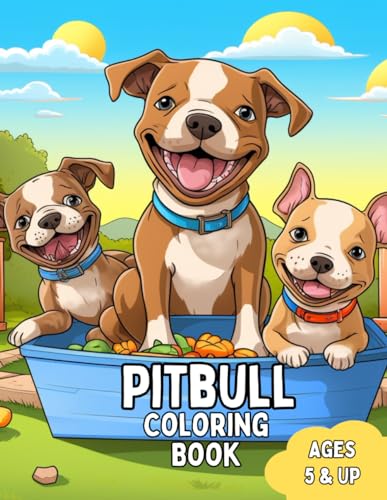 Pitbull Coloring Book