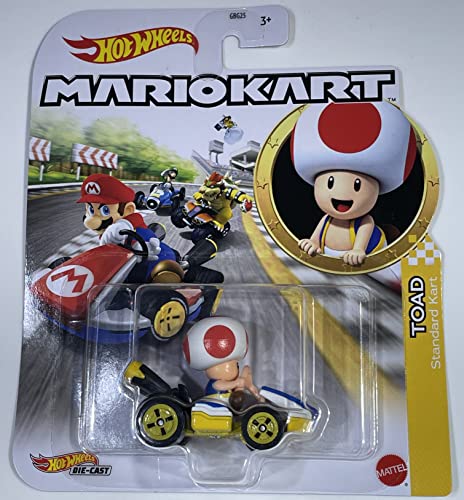 Hot Wheels Mario Kart Toad Standard Kart 1:64 Verde miniatura 1