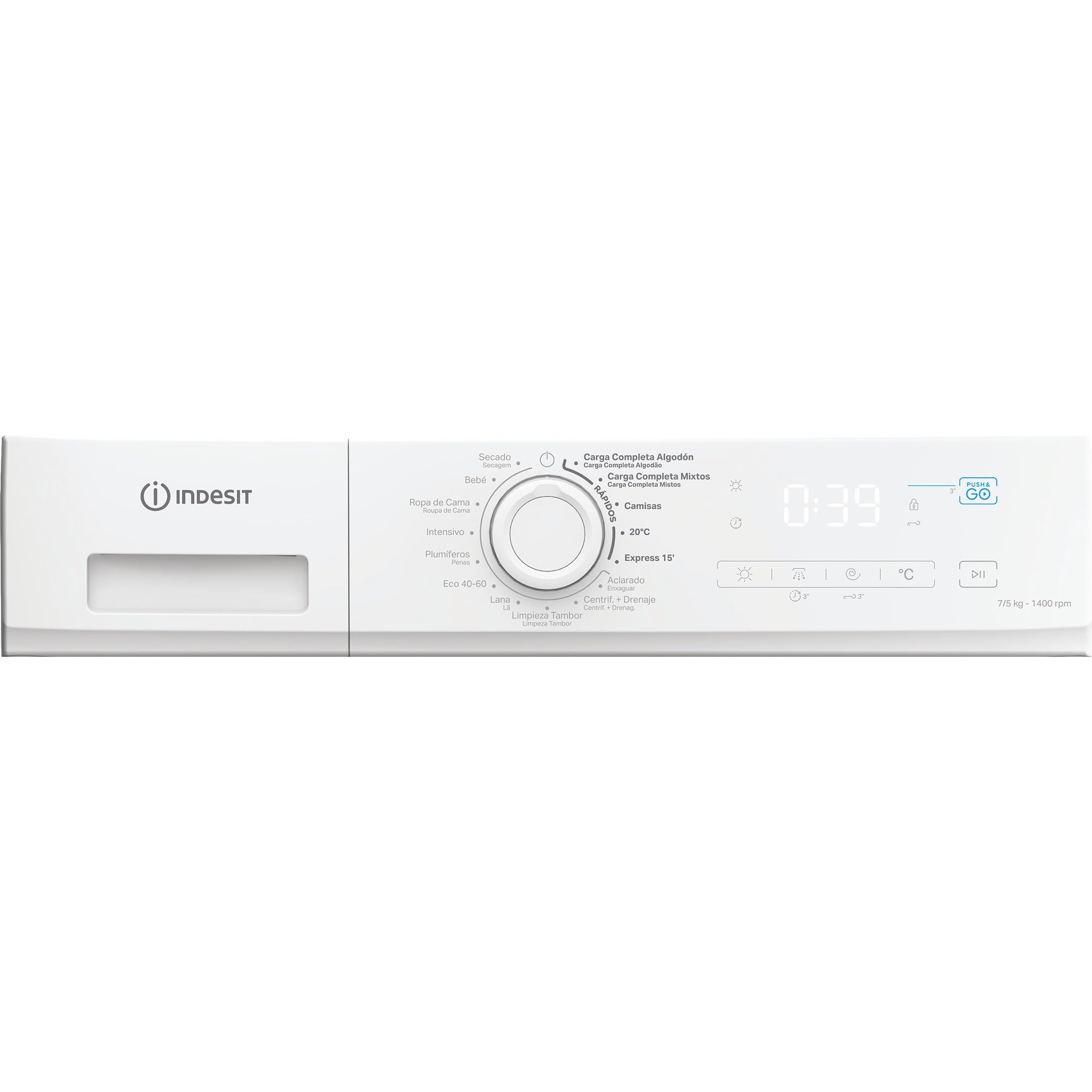 Indesit - Lava Secadora IDMA 75624 MY TIME SPT