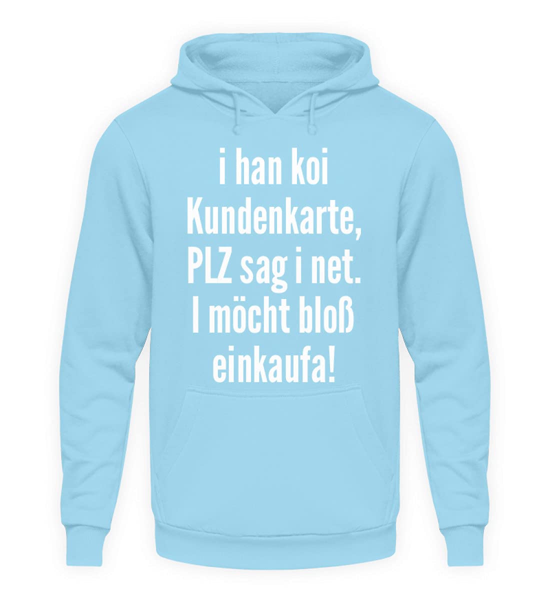 Sweat à capuche unisexe Souabe avec message original d'achat