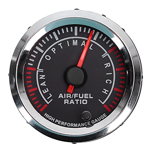 Fuel Gauge, Wideband O2 Sensor Kit, Plastic Digital LED Display Air Fuel Ratio Gauge Air Fuel Ratio Tuning with User Manual for Engineer Car