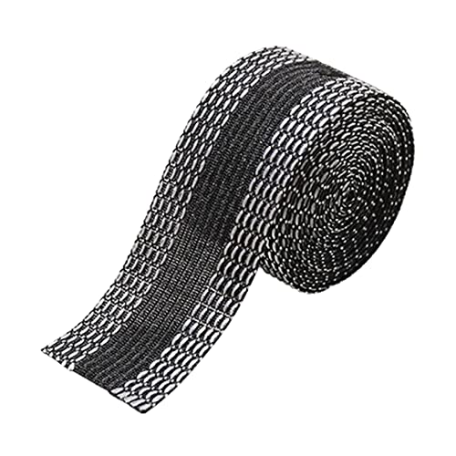 RCULWPLP 1 Paquete de Cinta Adhesiva Termoadhesiva para Dobladillos de Pantalones, Cinta Termoadhesiva para Tela, Prensatelas para Trajes, Pantalones, NEGRO