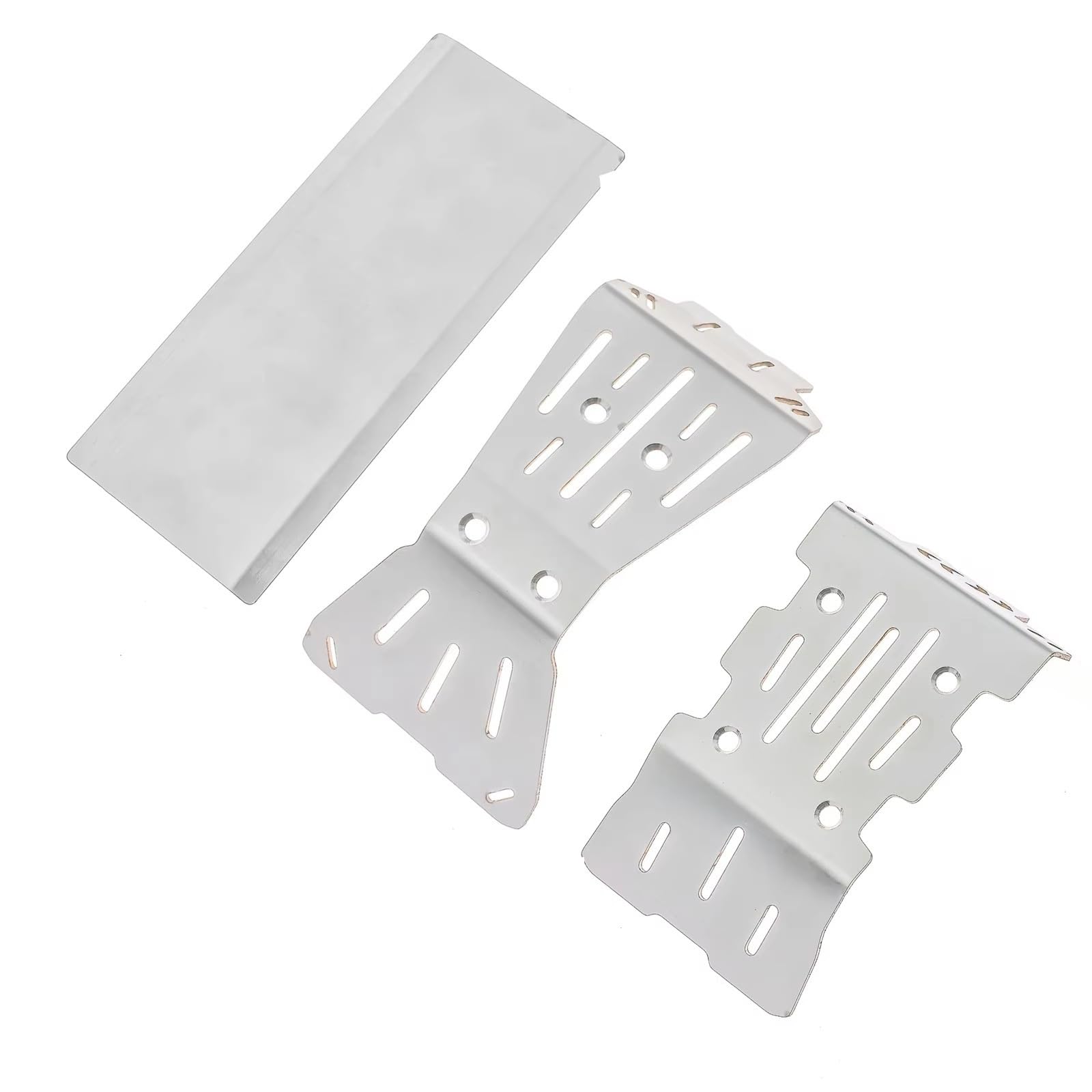 Compatible con ARRMA para Gorgon 1/10 RC Coche Piezas Upgrade Placa Protectora De Chasis En Acero Inoxidable Maquetas