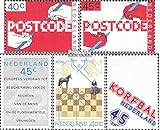 Prophila Collection Países Bajos 1113-1114,1119,1121-1122 (Completa.edición.) Nuevo con Goma Original ** MNH 1978 Códigos Postales, ajedrez, Korbball U. (Sellos para los coleccionistas) ajedrez