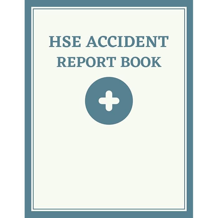 Buy HSE Accident Report Book Incident Report Log Book A4 Accident