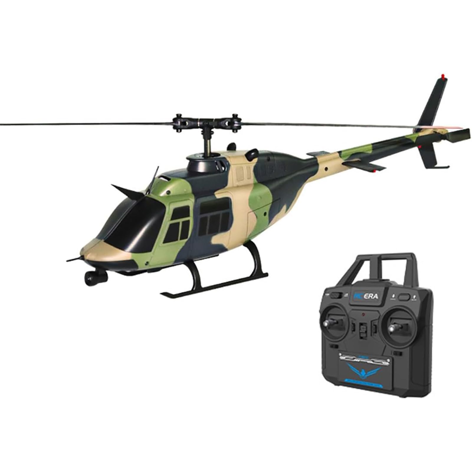 Helikopter RC C138 z 6-osiowym żyroskopem, zdalnie sterowany samolot 2.4G 6CH w skali 1/30 z funkcją utrzymywania wysokości i optycznym pozycjonowaniem przepływu, prezent dla dorosłych,1 battery