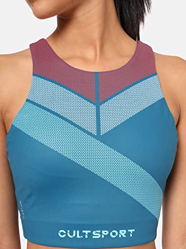 Image of CULTSPORT Women's Polyester Lightly Padded Wire Free Sports Bra