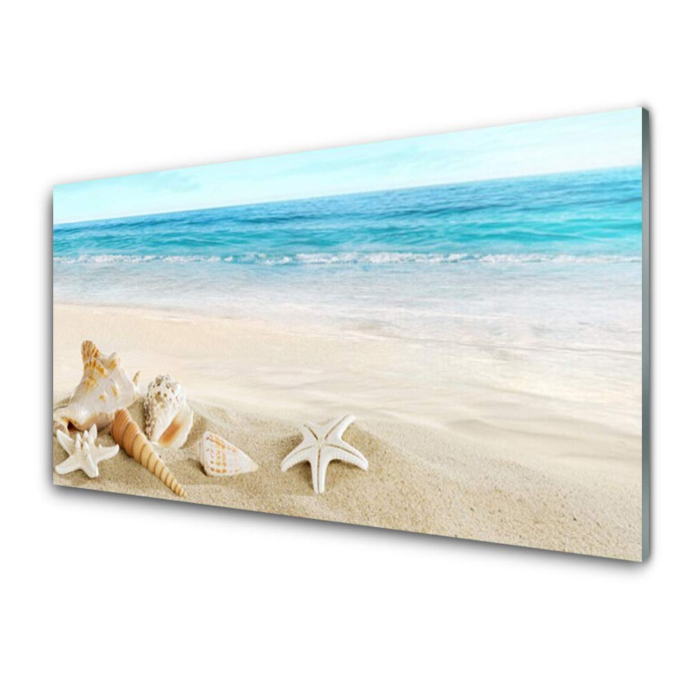 Tableau déco mural moderne pour raviver un mur blanc en verre 100x50