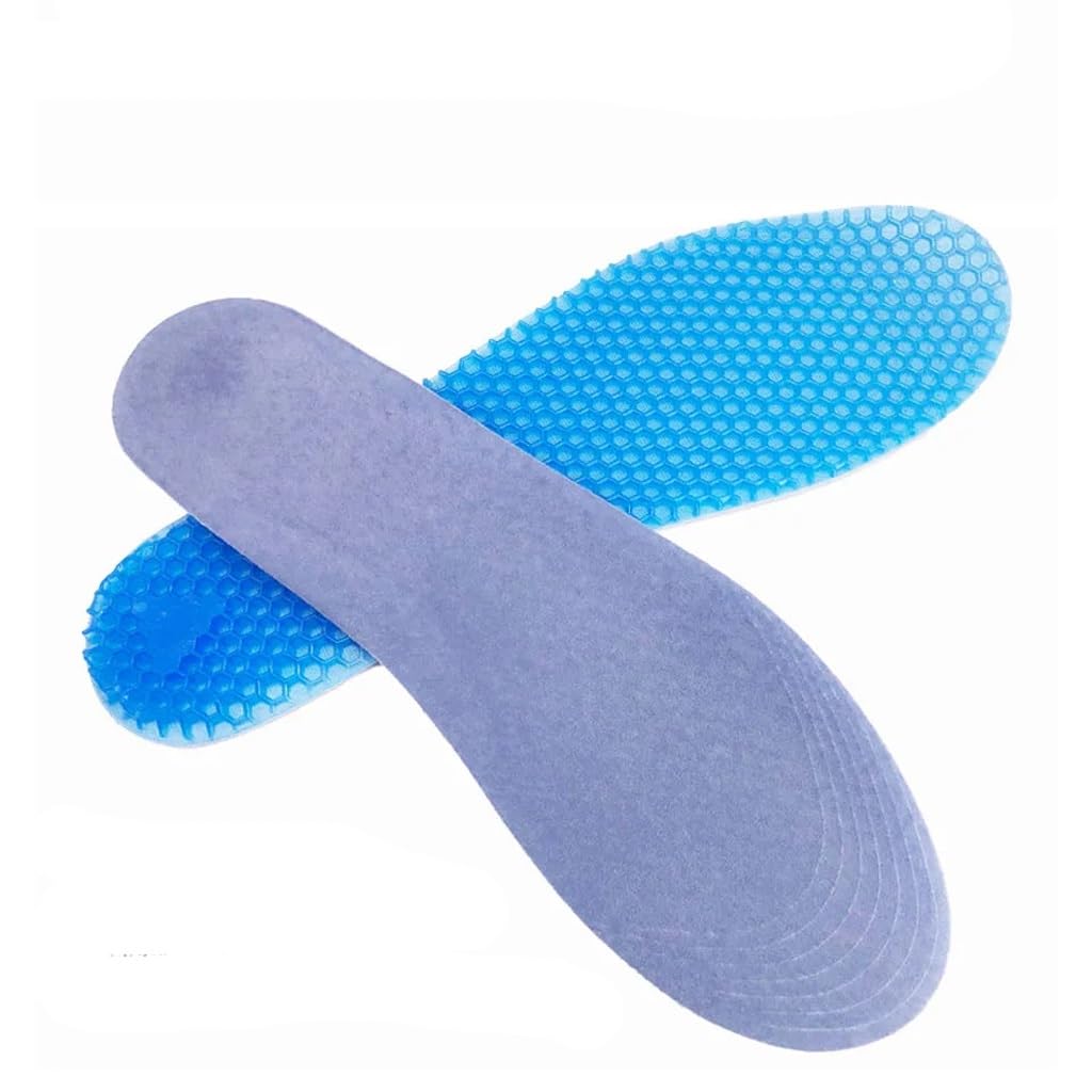 ONMYJFD Silicone Insoles Massaging Sport Shoe Pads Orthotic Arch Sport Shoe Foot Care Pad Gel Insoles Small