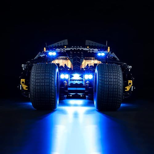Miniatura 4 de Kit de luces LED compatible con Lego 76240, kit de iluminación de construcción para (Batman Batmobile Tumbler). (solo kit de luz Led) (RC)
