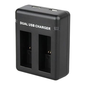 CAMROLITE Dual Port AHDBT-901 Battery Charger for Go Pro Hero 9 Black Camera with USB Type-C Cable