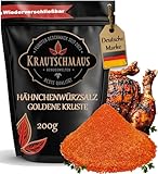 200g Hähnchengewürz von Krautschmaus, Hähnchen Gewürz, Gewürzsalz Brathähnchen, Geflügel Gewürzmischung, Hühnchen Würzmischung ohne Zusatzstoffe