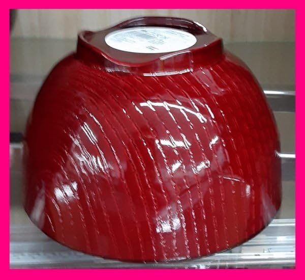 Amazon.co.jp:会津塗 :5個:日本製5客:お椀 漆器 「粗亀甲汁椀（赤赤溜