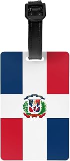 Dominican Republic Luggage tag Hanger Protects Privacy and is a Must-Have for Travel and is Durable