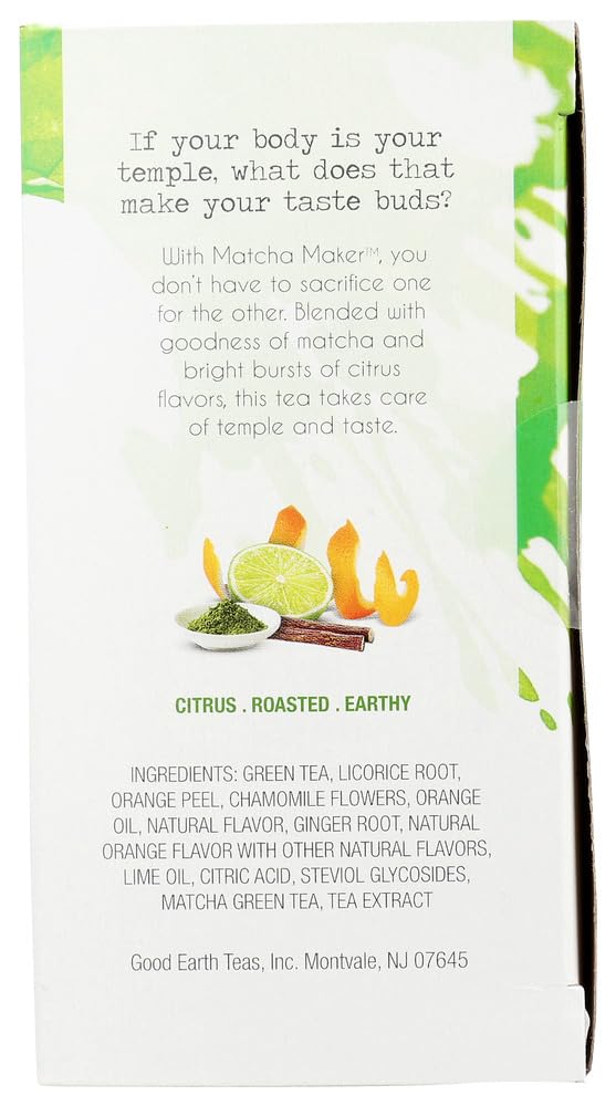 Bulk Saver Pack 18x18 BAG Good Earth Matcha Maker Tea — view 4