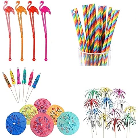 100 Piece Cocktail Decoration Set by DDSHUN Cover