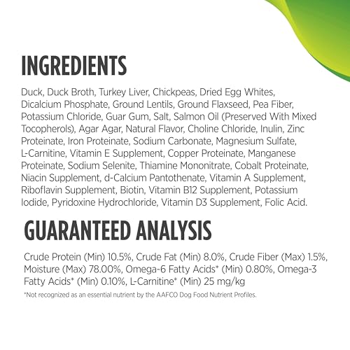 Image of Nulo Small Breed Grain-Free Duck & Chickepeas Recipe Adult Wet Canned Dog Food 5.5 Ounce, 24 Cans
